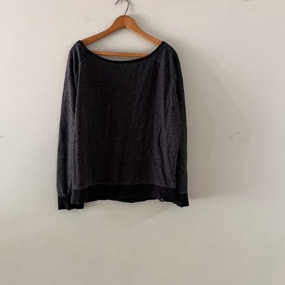 PACT Organic Charcoal Raglan Sweatshirt | L - Picture 7 of 9